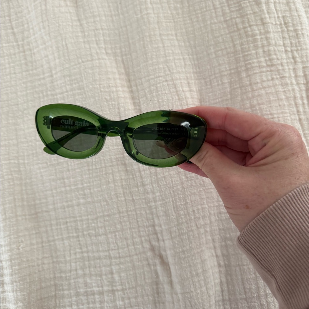 Cult Gaia X Thierry Lasry jazz 47mm oval sunglasses